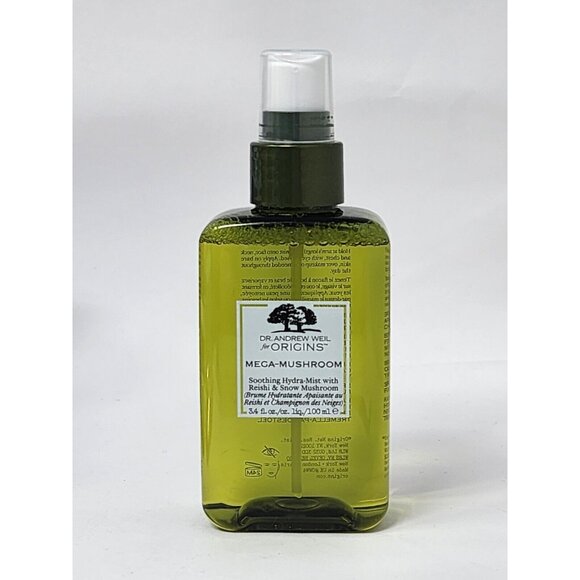 Dr Andrew Weil Origins MEGA MUSHROOM Soothing Hydra Mist 3.4 oz NWOB - Picture 1 of 3